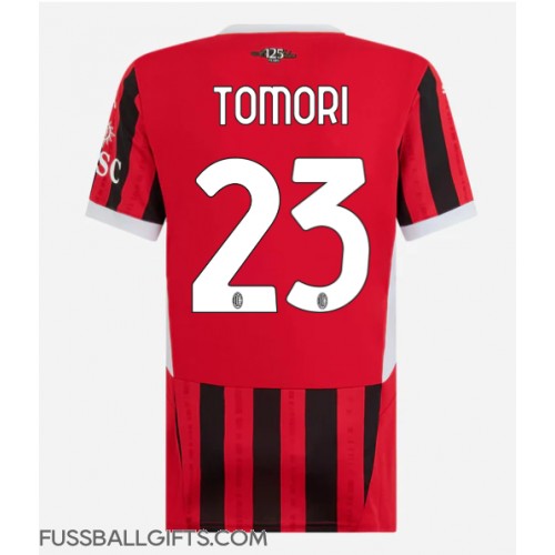 AC Milan Fikayo Tomori #23 Fußballbekleidung Heimtrikot Damen 2024-25 Kurzarm